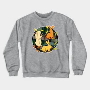 MID-MORNING MODERN BACKYARD Bunnies Crewneck Sweatshirt